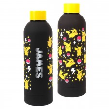 英國直送PersonalisedStainless Steel Bottle - Pokemon Yellow (700ml)<筍價預購>(U0549BM)