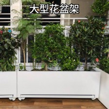 帶接水盤花箱(可移動)-陽台客廳辦公室種植箱可定制加輪子室內(U2392)