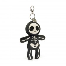 英國直送Jellycat Skeleton Bob Bag Charm萬聖節公仔<筍價預購>(U1415BM)