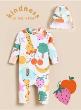 英國直送Little Angels Fruit Sunsafe Swimsuit and Keppi Hat<筍價預購>(U0527BM)