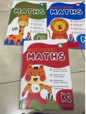幼稚園-英文數學題. Mastering maths e books $198/3本(T4948DS)