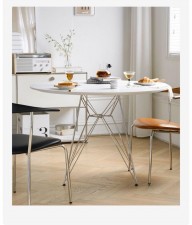 北歐簡約圓餐桌/ 家用桌子/ 白色圓枱-多尺寸(T3359)