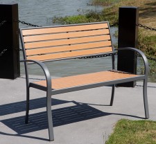戶外雙人公園椅/休閑長椅/園林長凳/戶外椅子(T3099).