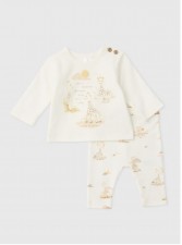 英國直送Sophie la Girafe Baby Cream Top & Leggings Set<筍價預購>(U0132BM)