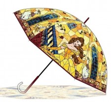 【迪士尼系列】彩色玻璃雨傘 60cm 貝兒<筍價預購>(T7830SL)