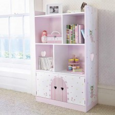 兒童家具-可愛粉紅城堡書架/女孩書櫃/公主粉紅色系列 (T3315)
